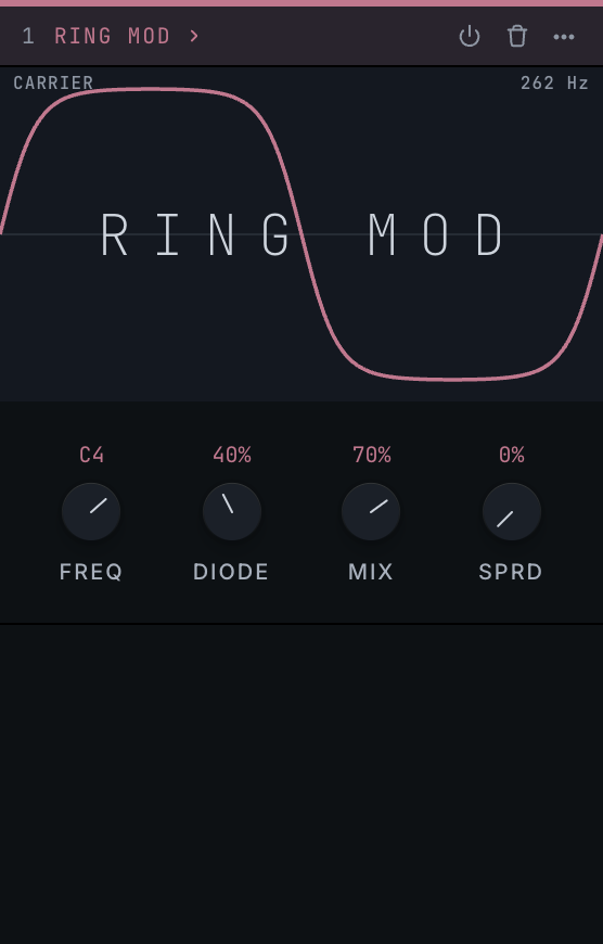 ring mod in the app