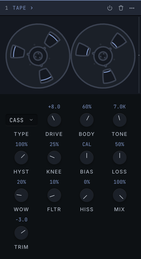 tape in the app