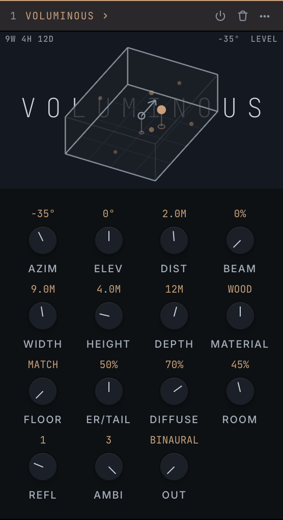 voluminous in the app